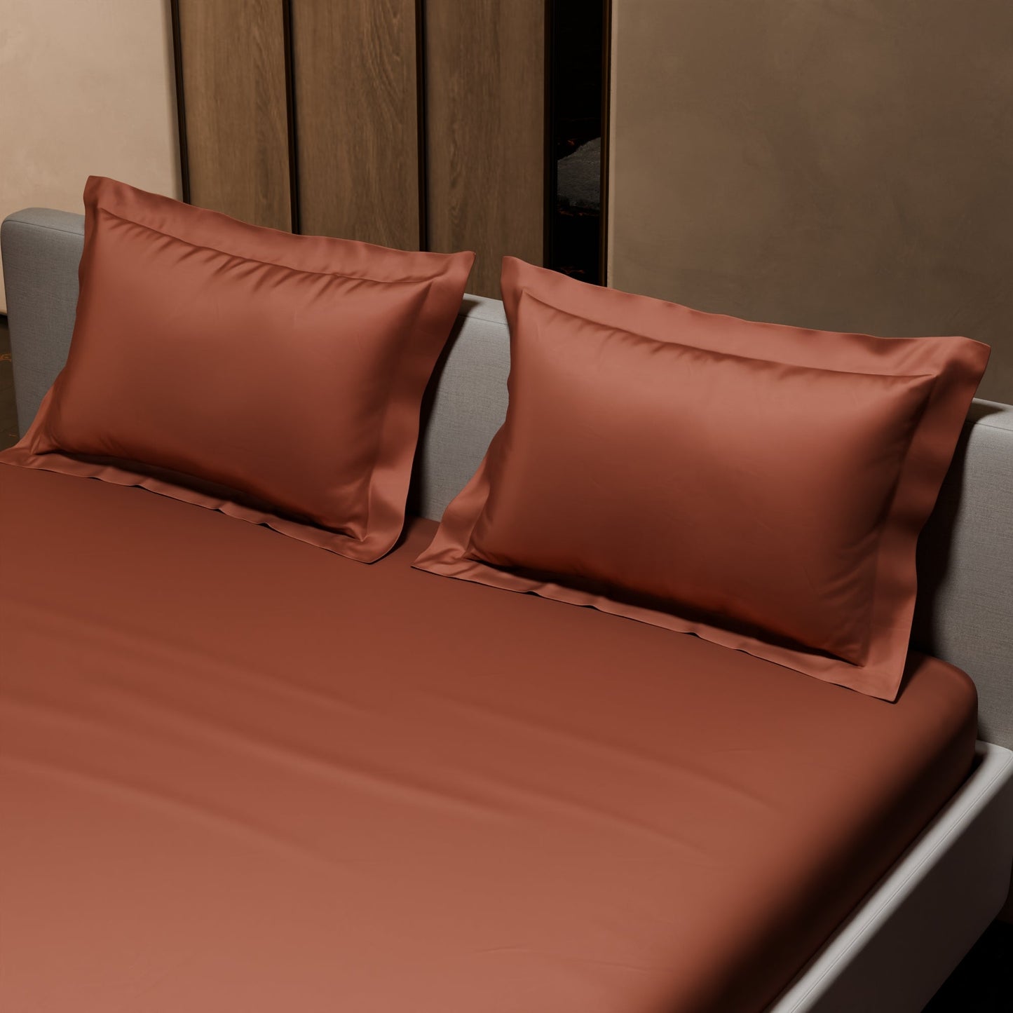 Melted Caramel Fitted Bedsheet Set