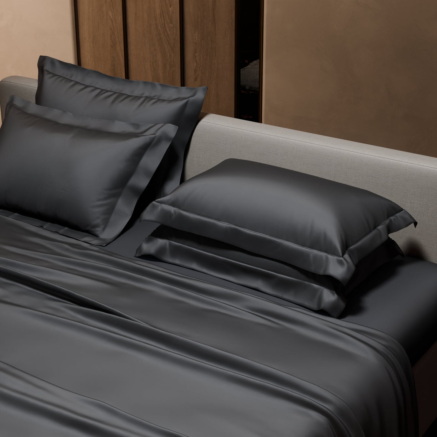 Twilight Embrace Flat Bedsheet Set