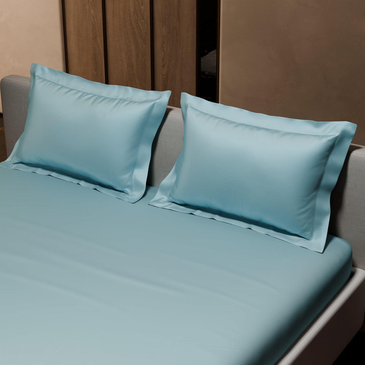 Dreamy Blue Fitted Bedsheet Set
