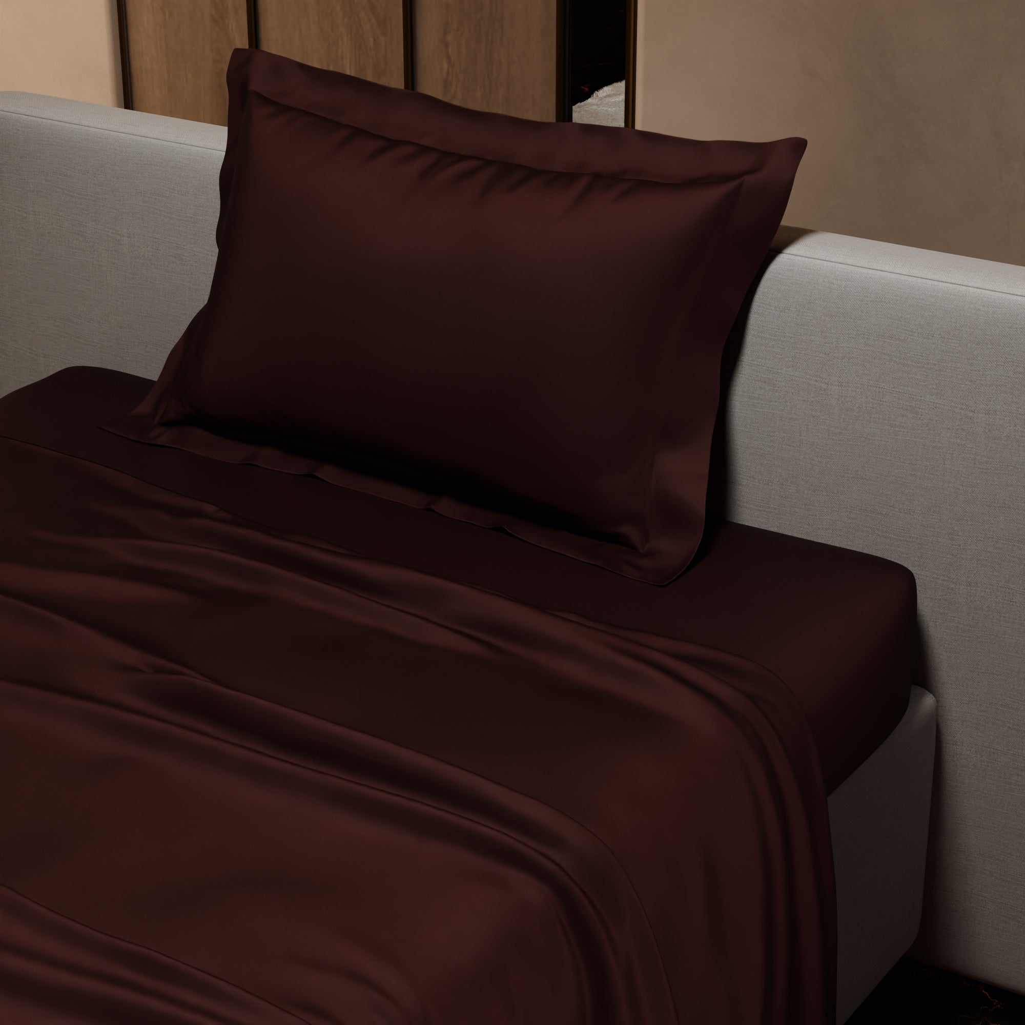 Hot Chocolate Flat Bedsheet Set
