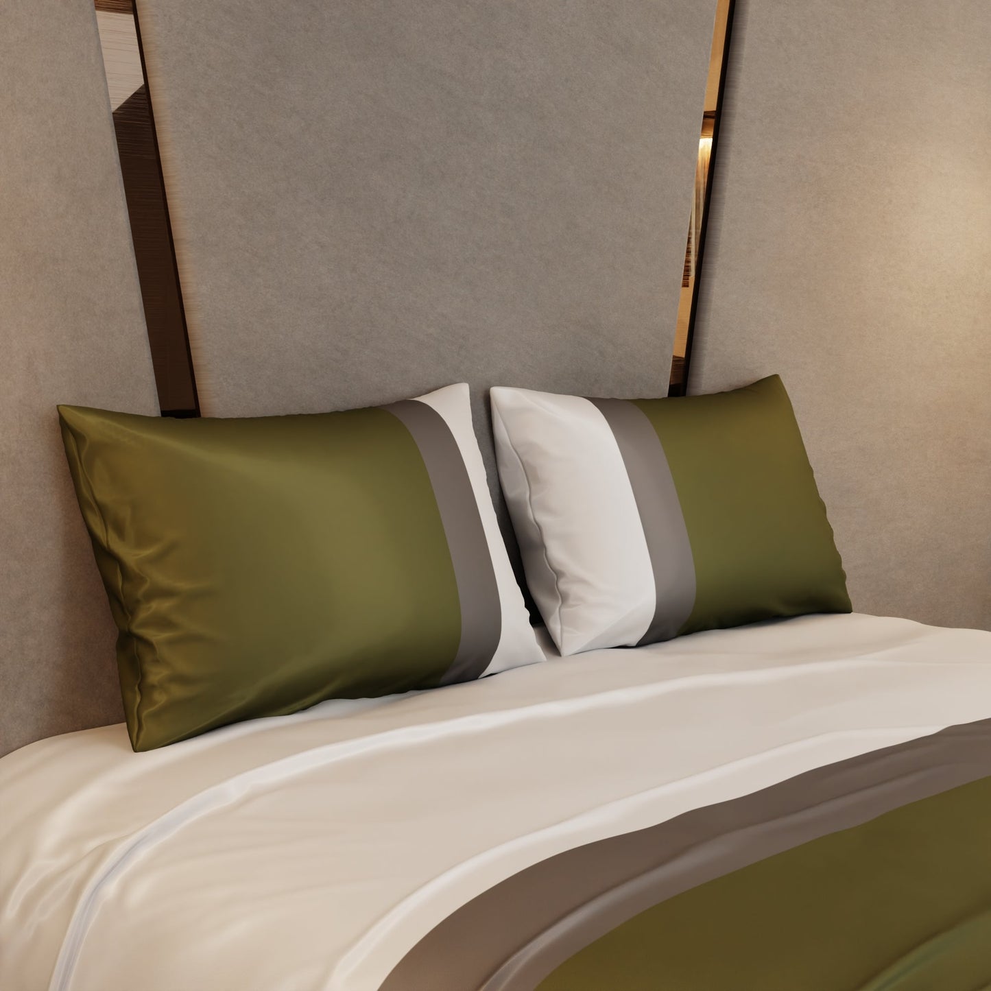 Seine Side Stripes Bedsheet Set