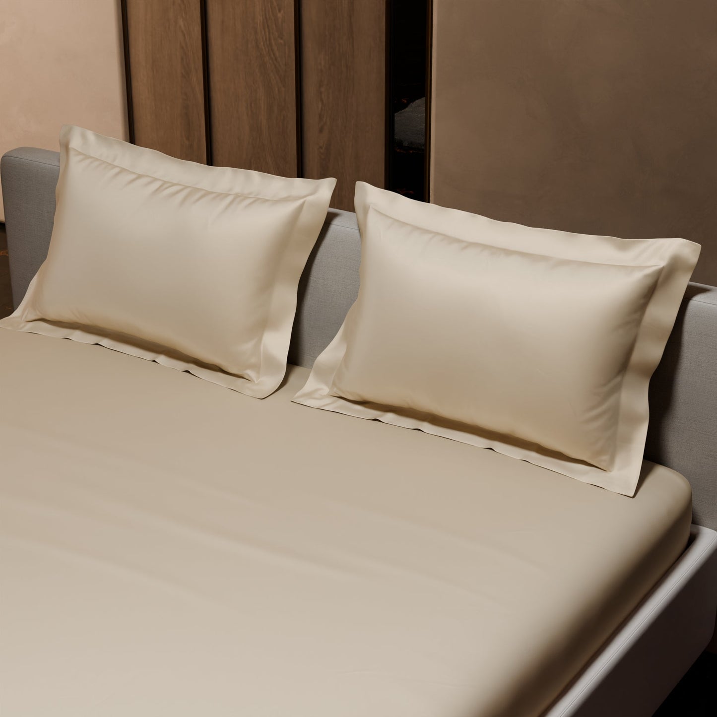 Charming Ivory Fitted Bedsheet Set