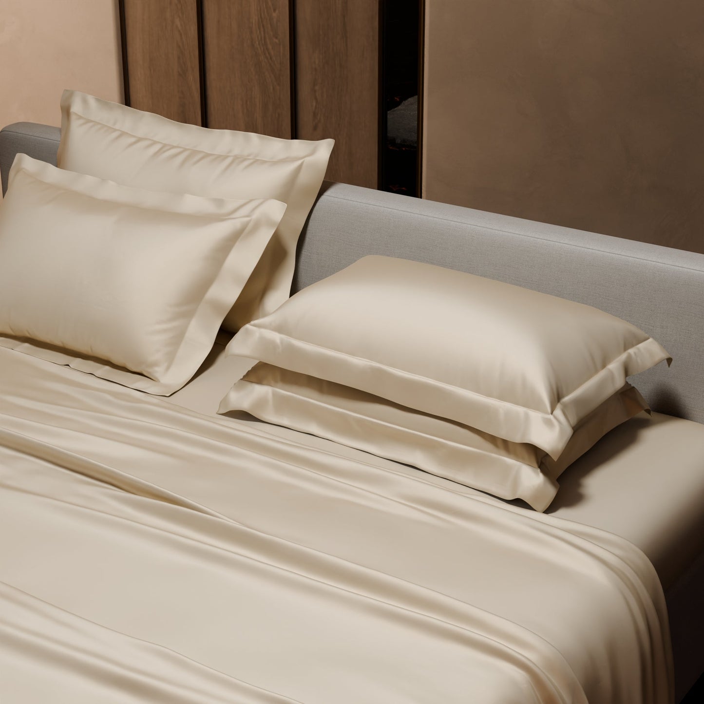 Charming Ivory Flat Bedsheet Set