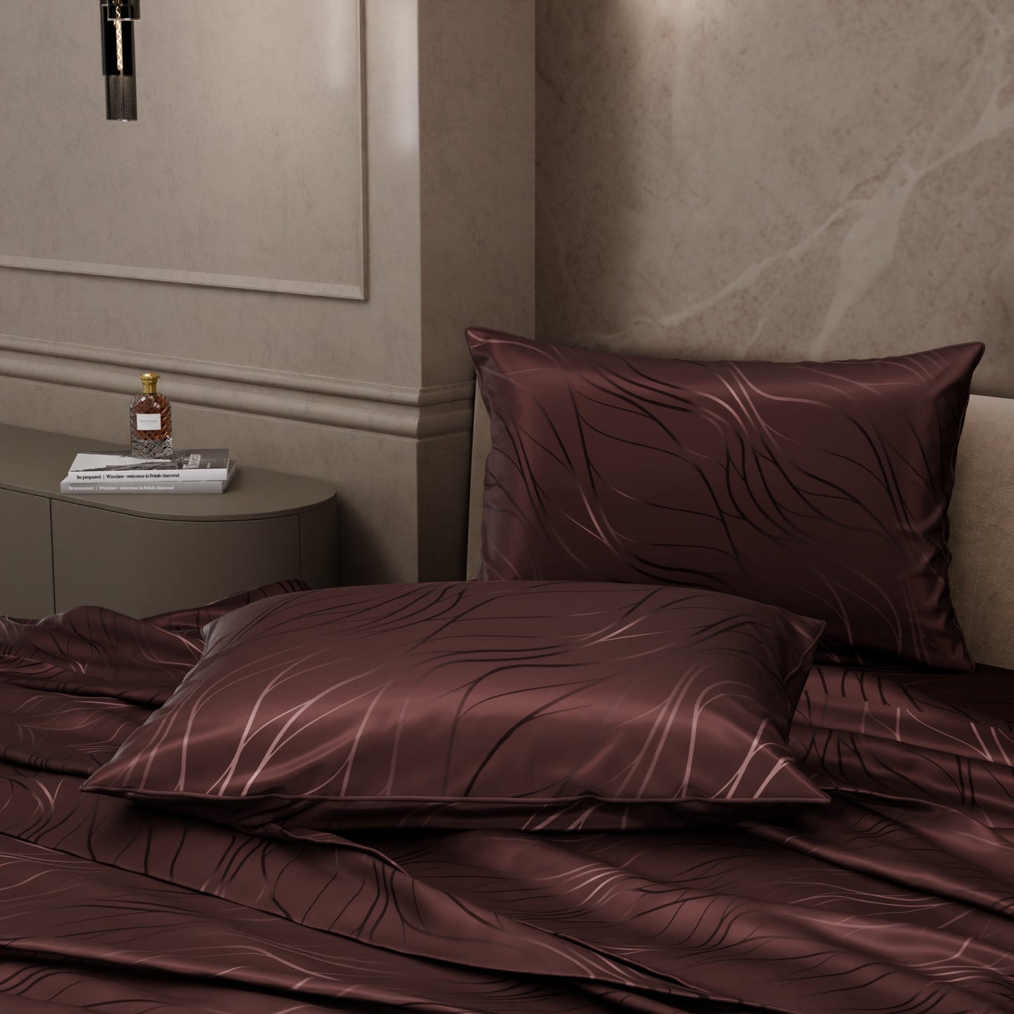 Chocolat Noir Bedsheet Set