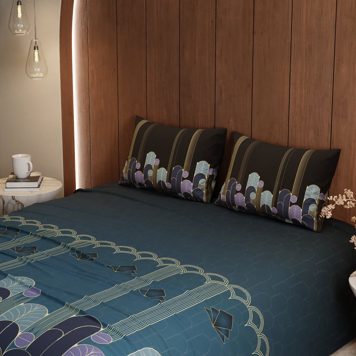 Twilight Gala Cotton Bedsheet Set