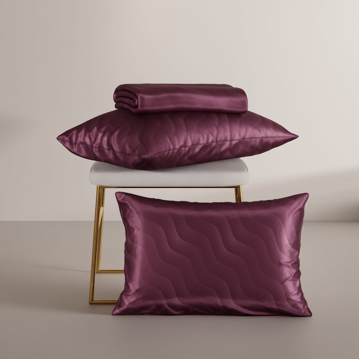 Burgundy Bliss Bedsheet Set