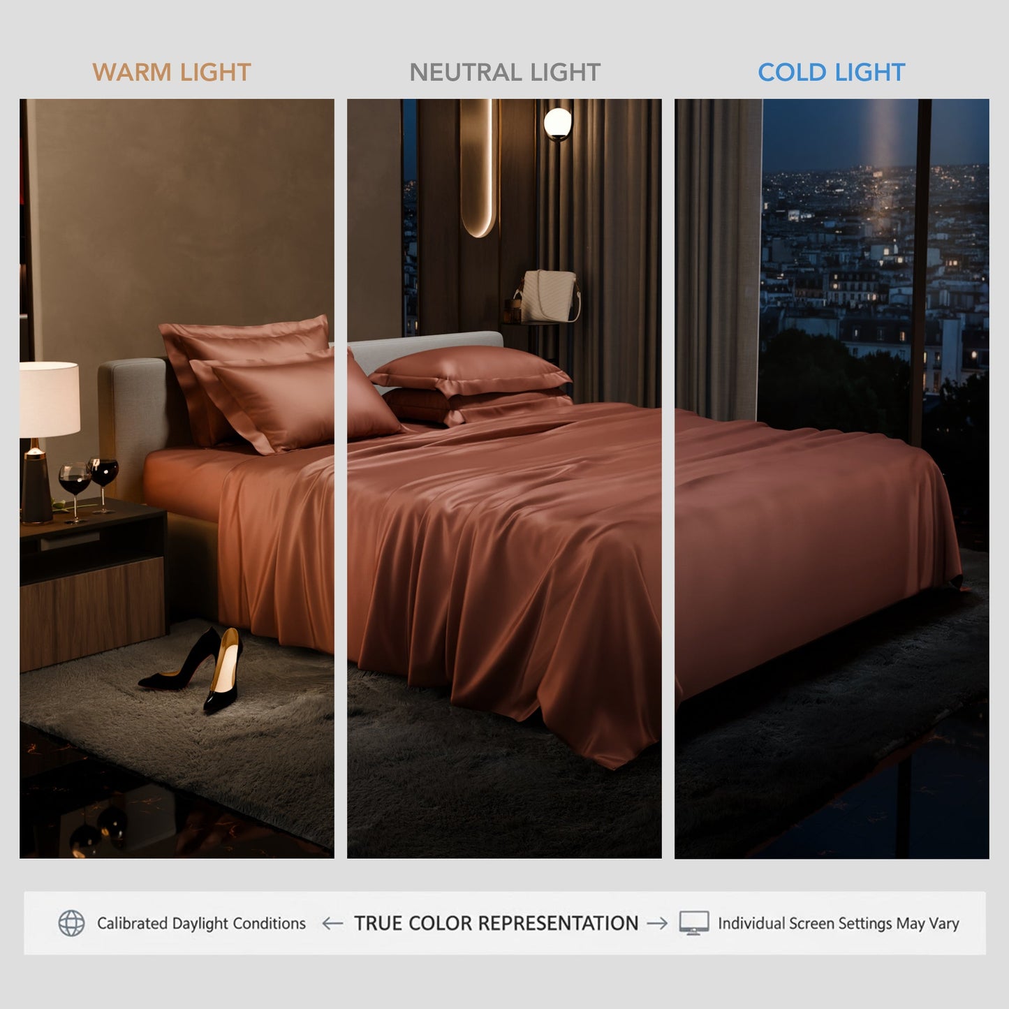 Melted Caramel Flat Bedsheet Set