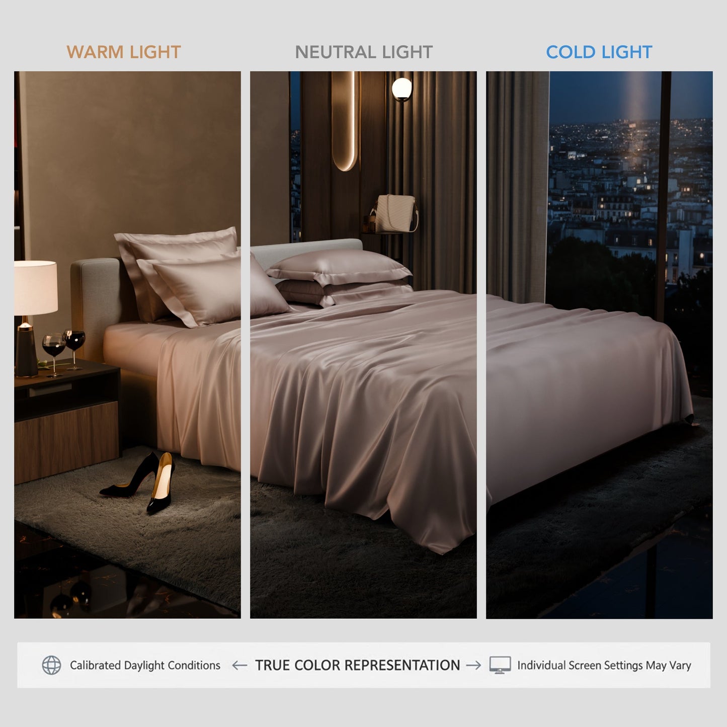 Champagne Flat Bedsheet Set