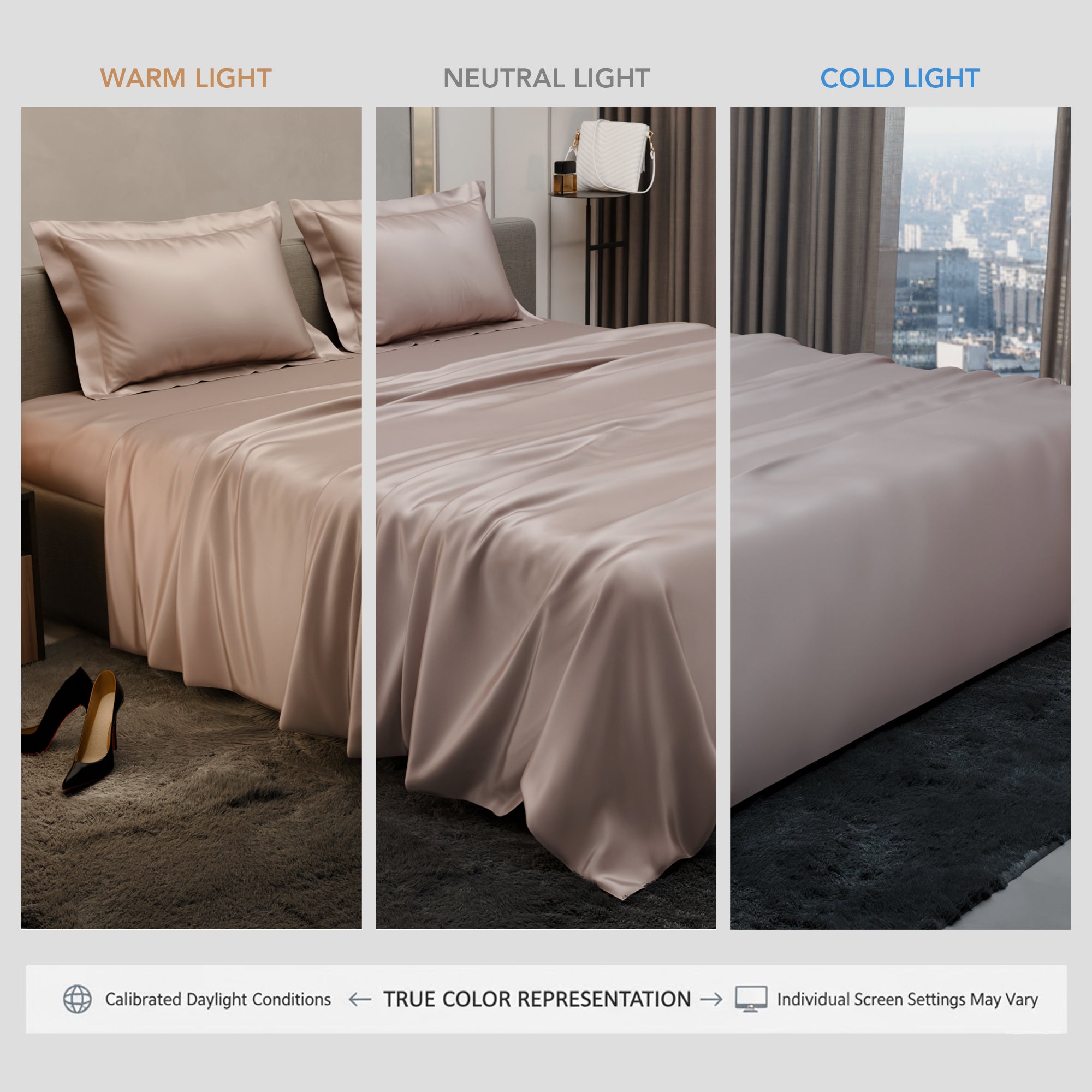 Champagne Flat Bedsheet Set