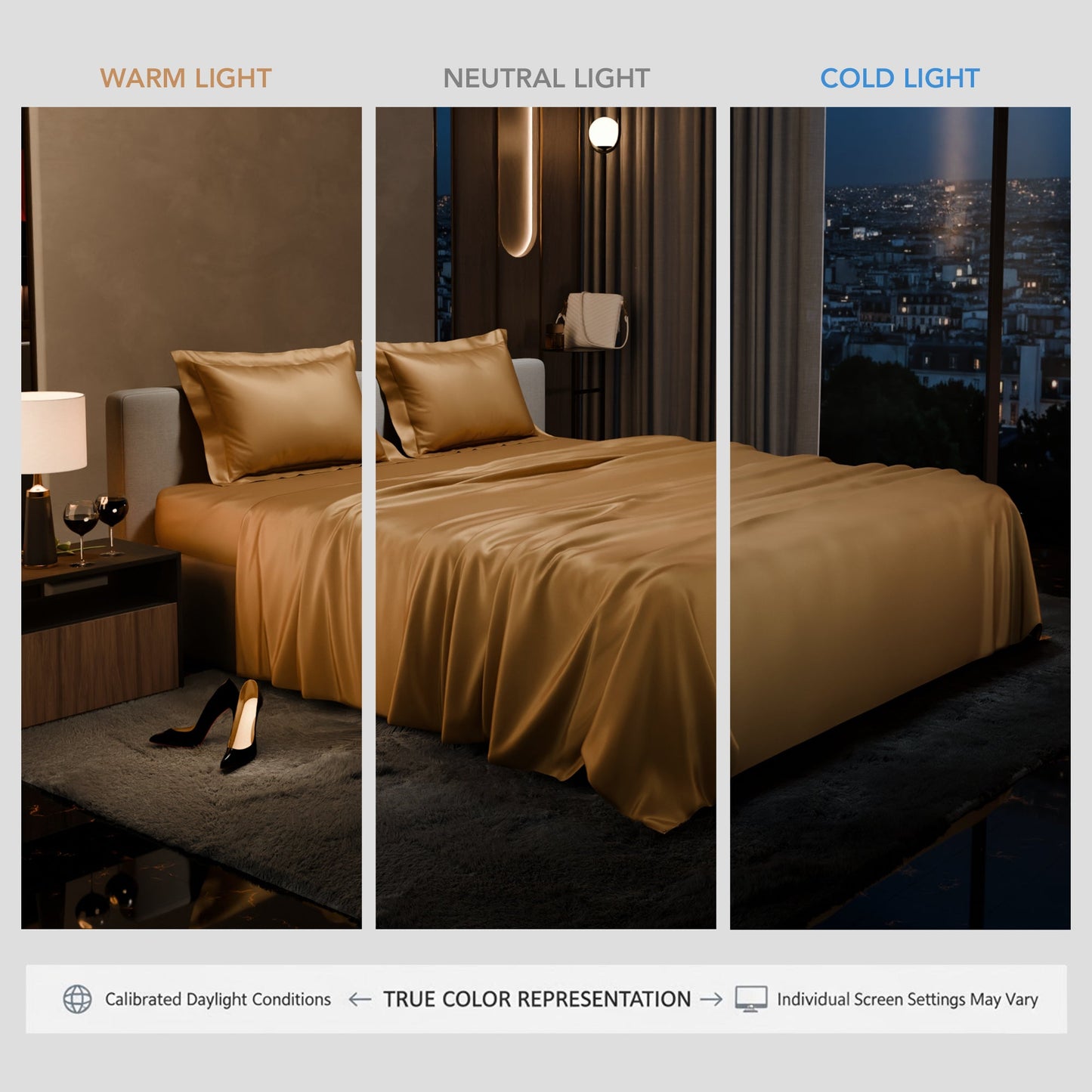 Eternal Glow Flat Bedsheet Set