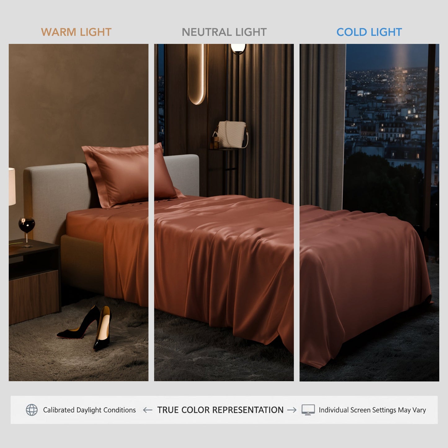 Melted Caramel Flat Bedsheet Set