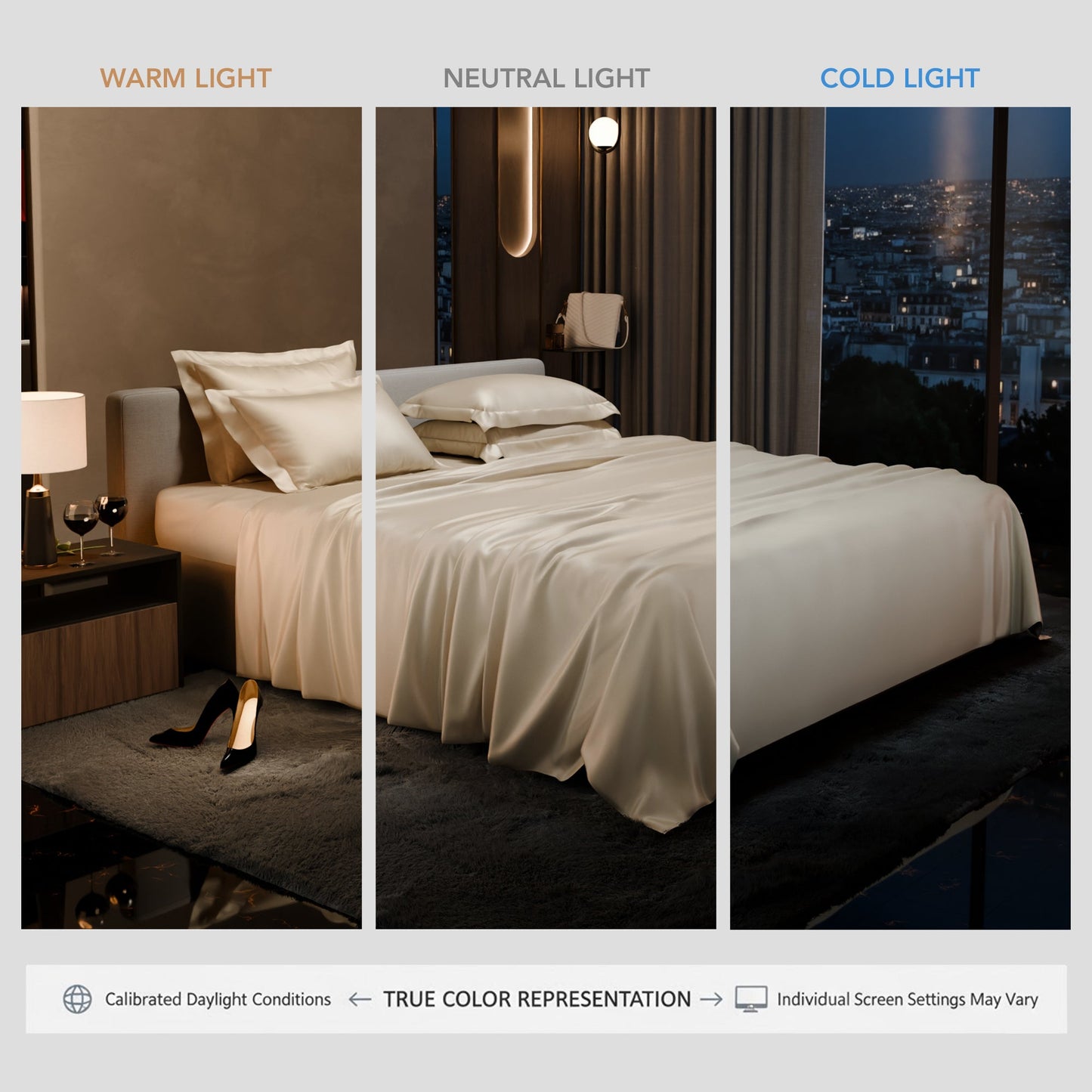 Charming Ivory Flat Bedsheet Set