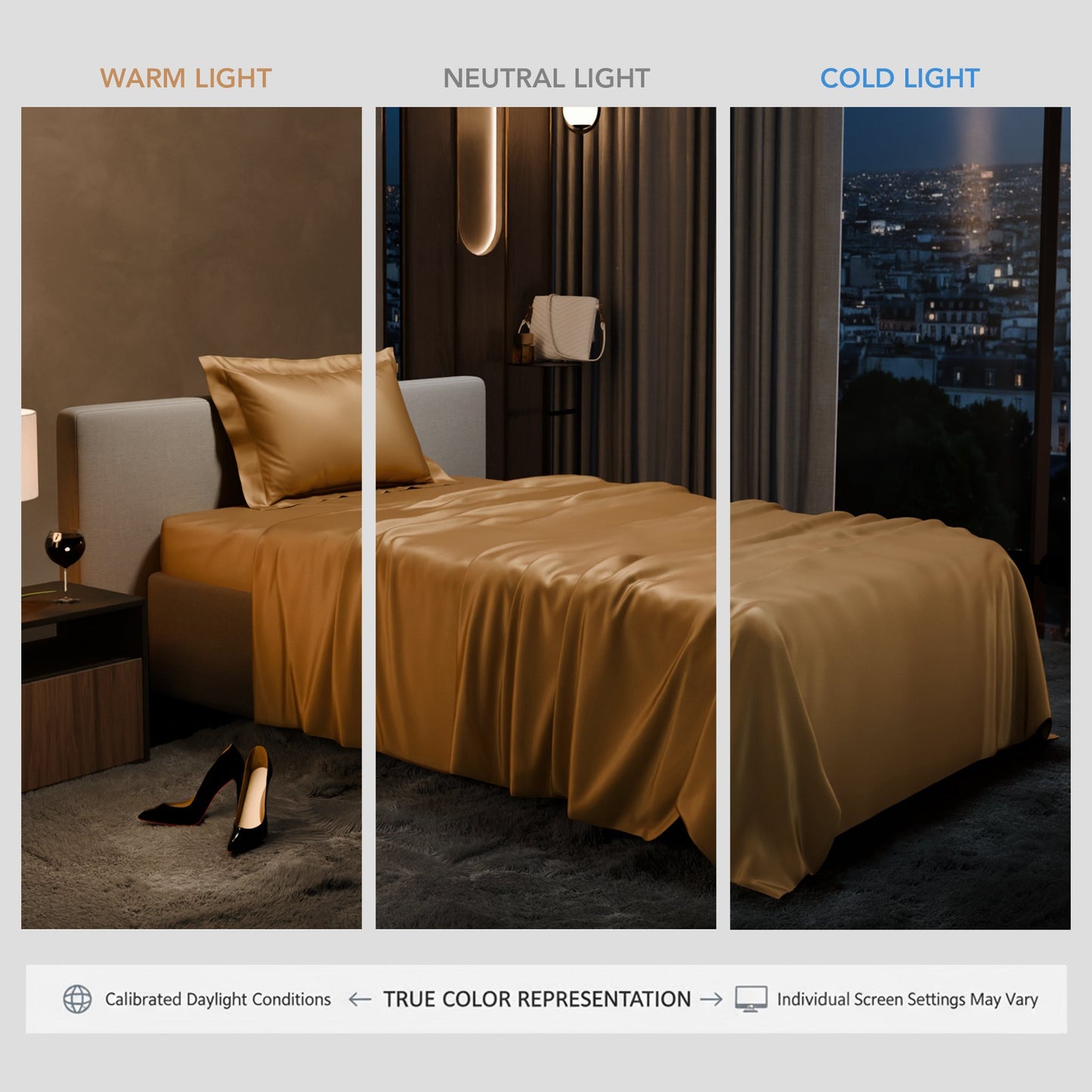 Eternal Glow Flat Bedsheet Set
