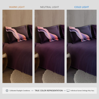 Plum Pirouette 100% Cotton Bedsheet Set
