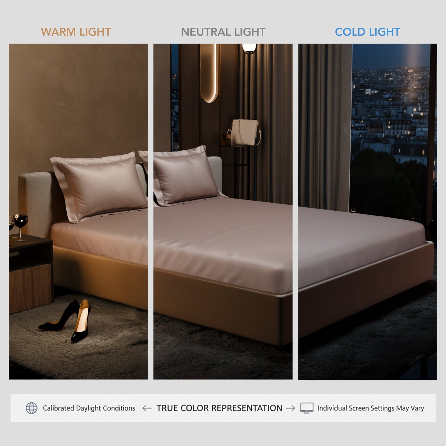 Champagne Fitted Bedsheet Set