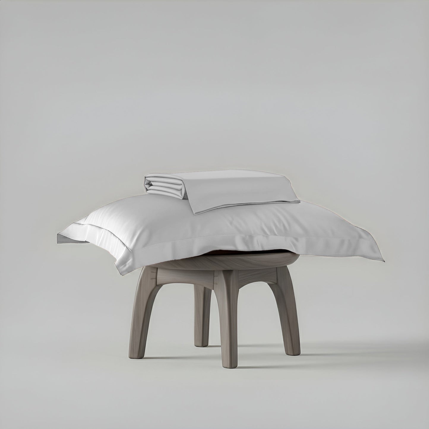 Vanilla White Flat Bedsheet Set