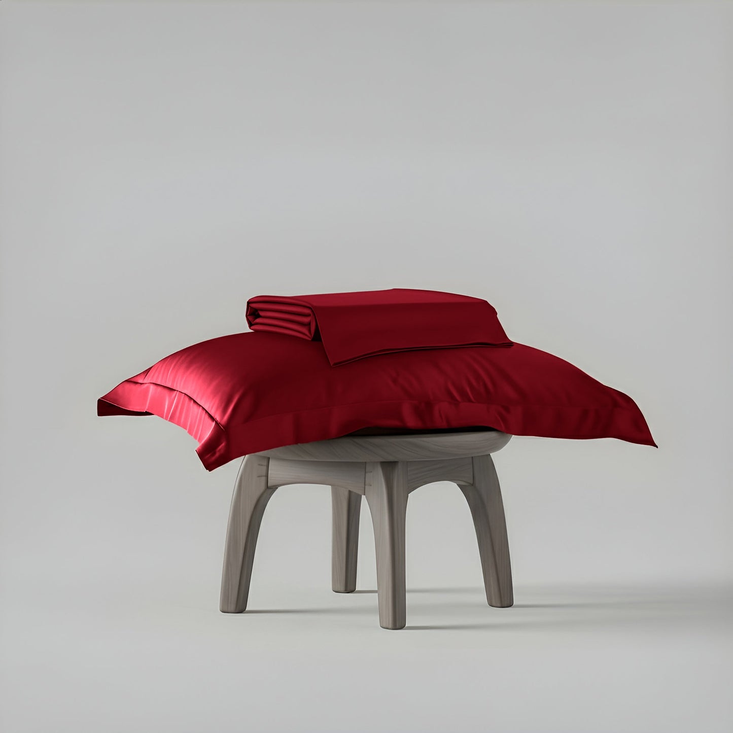 Flirty Red Flat Bedsheet Set