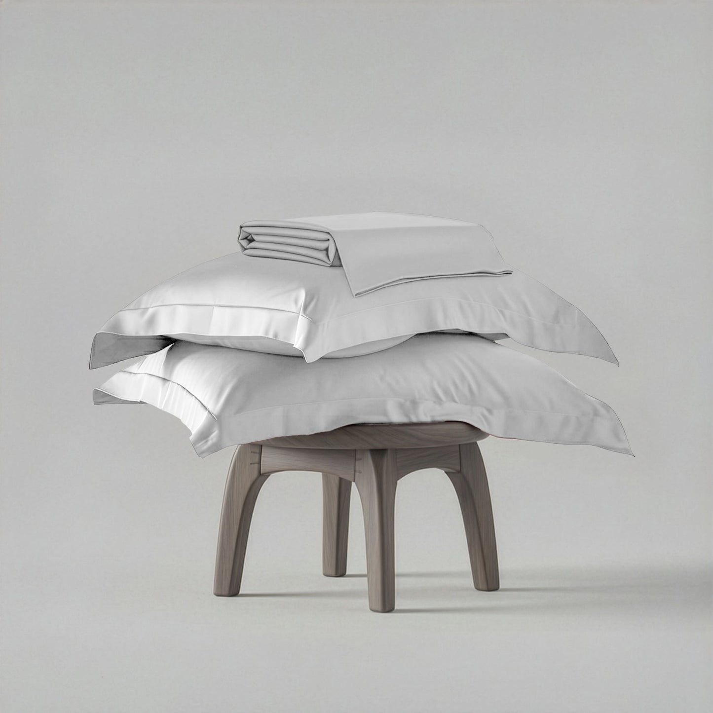 Vanilla White Flat Bedsheet Set