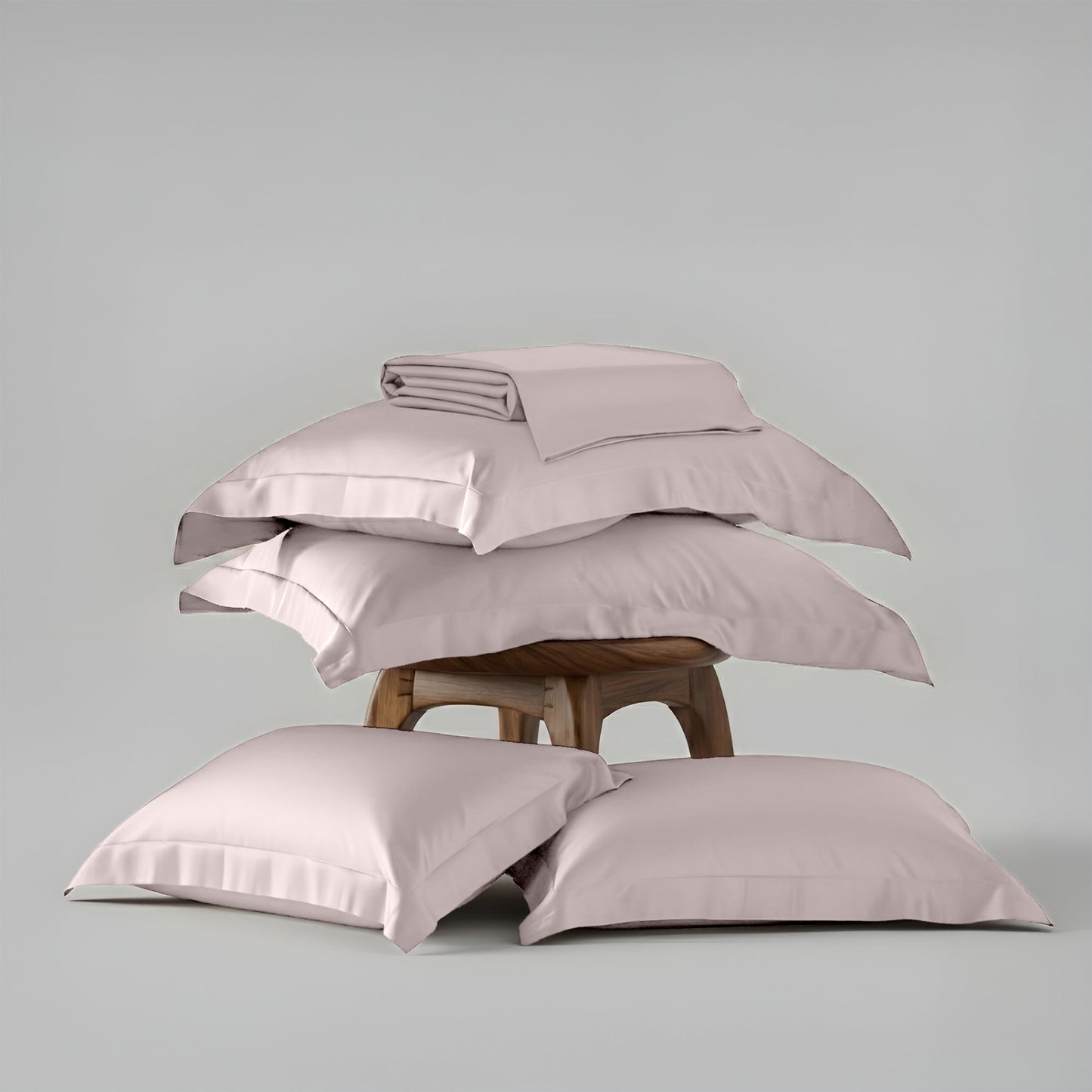 Blushing Pink Flat Bedsheet Set