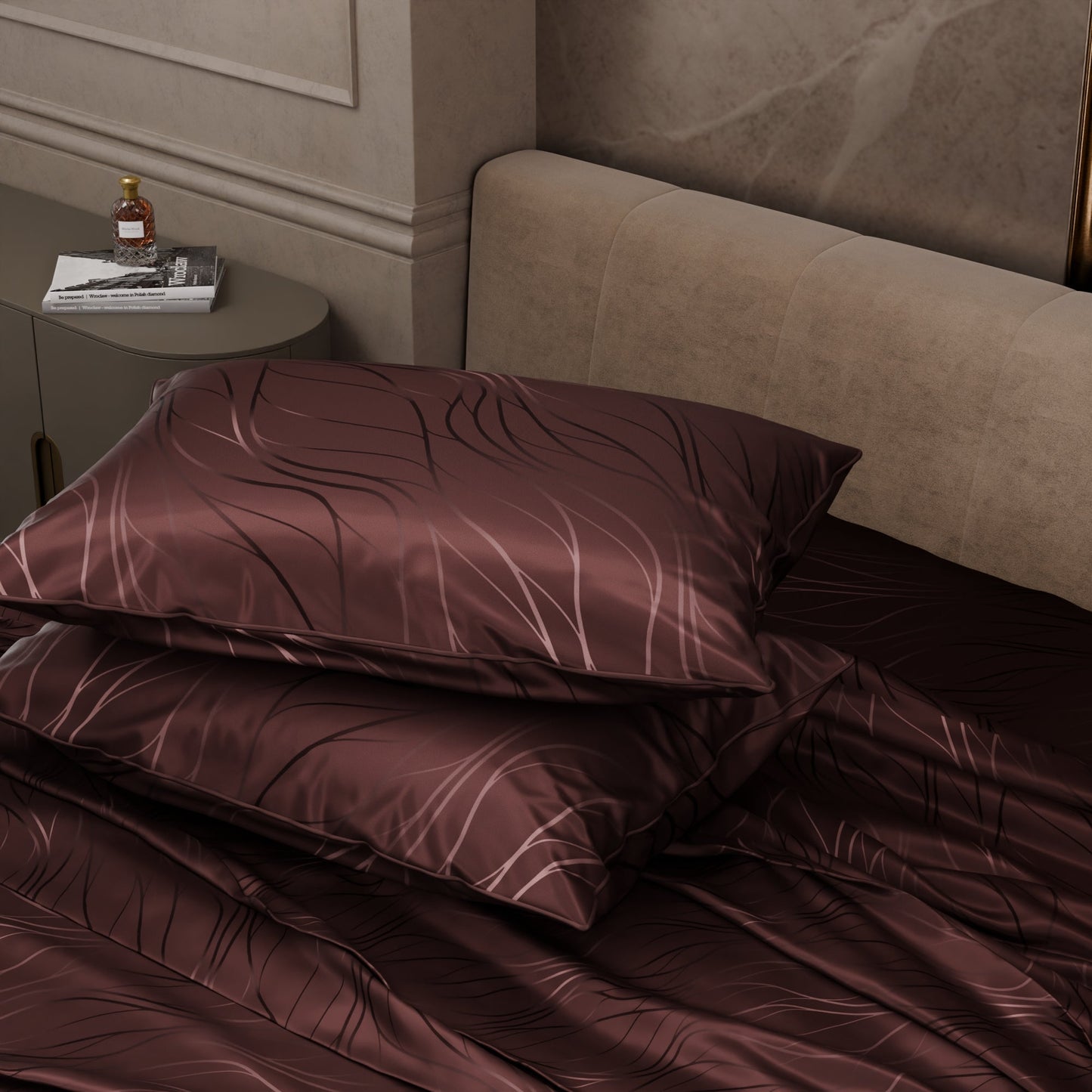 Chocolat Noir Bedsheet Set