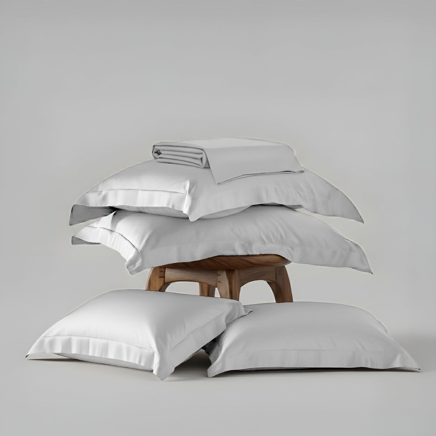 Vanilla White Flat Bedsheet Set