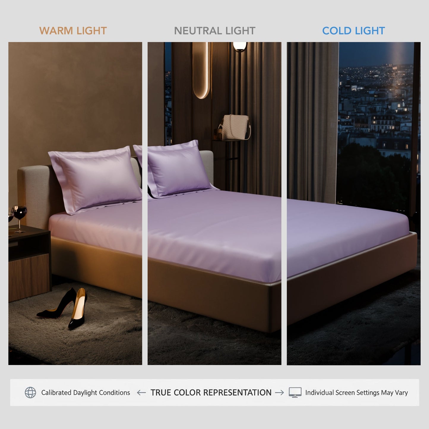 Lilac Affair Fitted Bedsheet Set