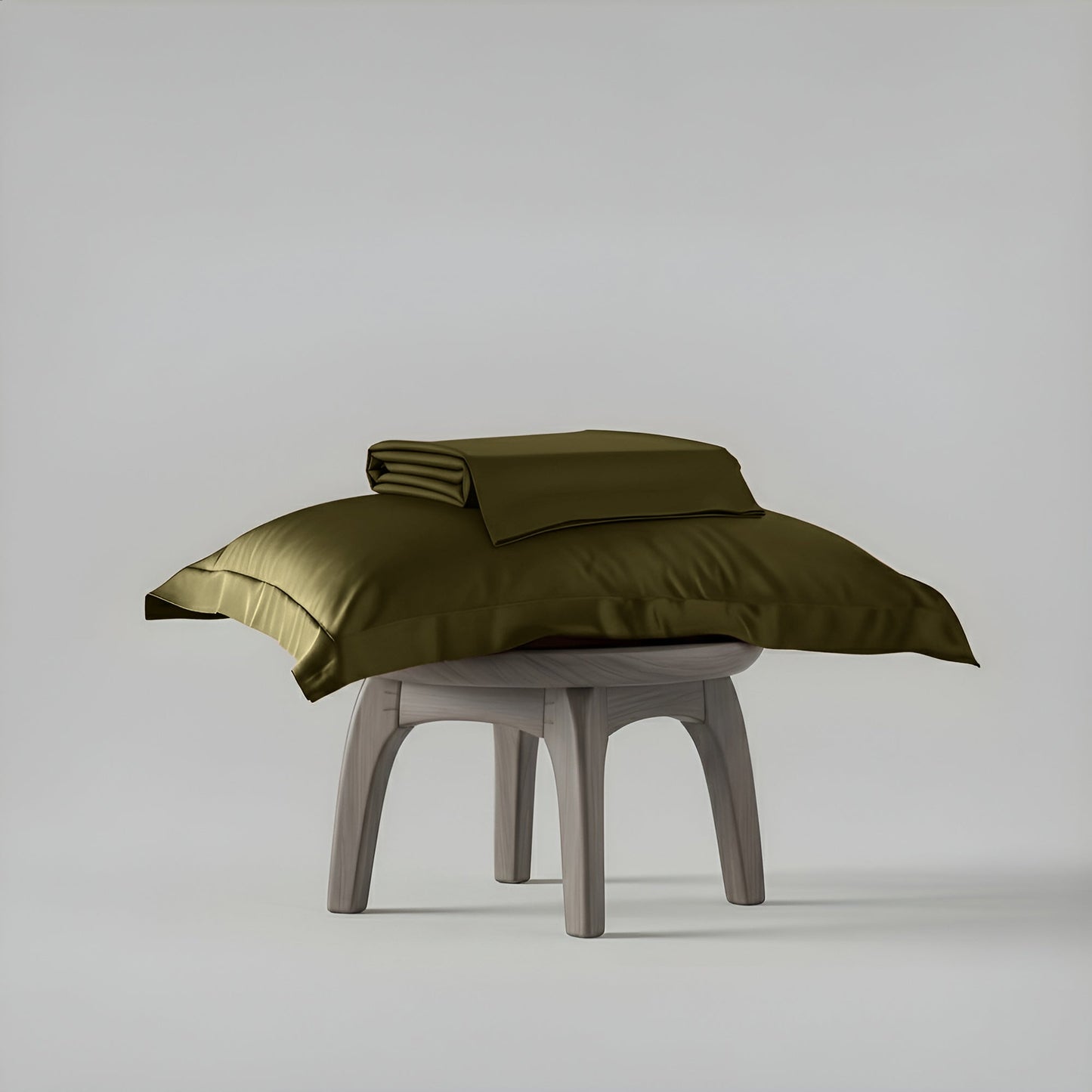 Olive Oasis Flat Bedsheet Set