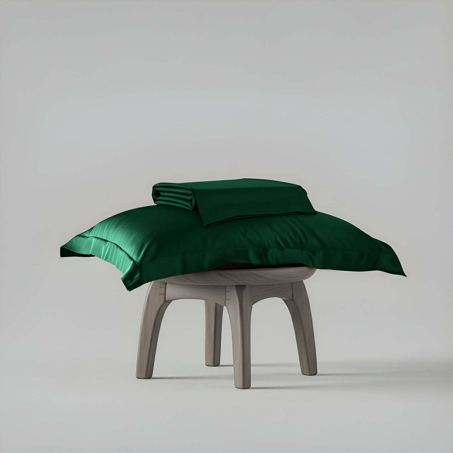 Emerald Green Flat Bedsheet Set