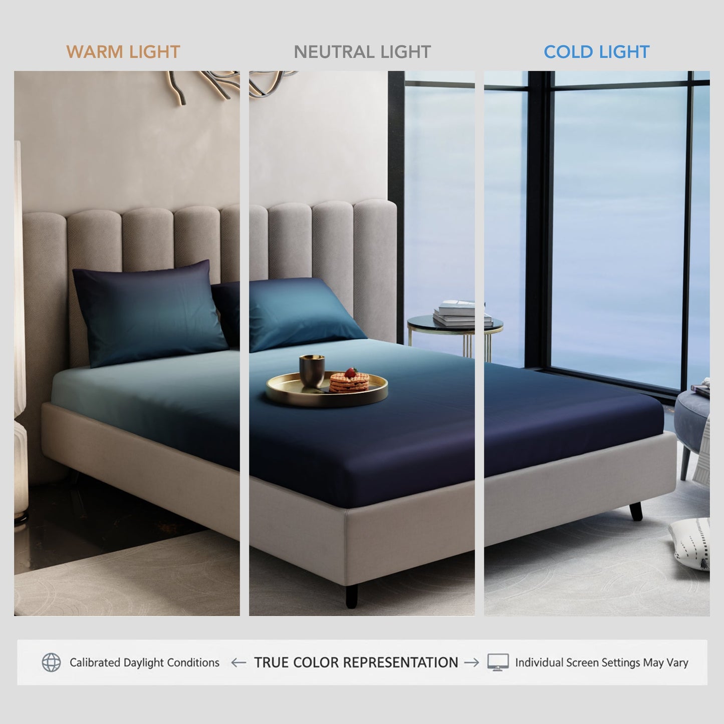 Lover's Dusk Fitted Bedsheet Set