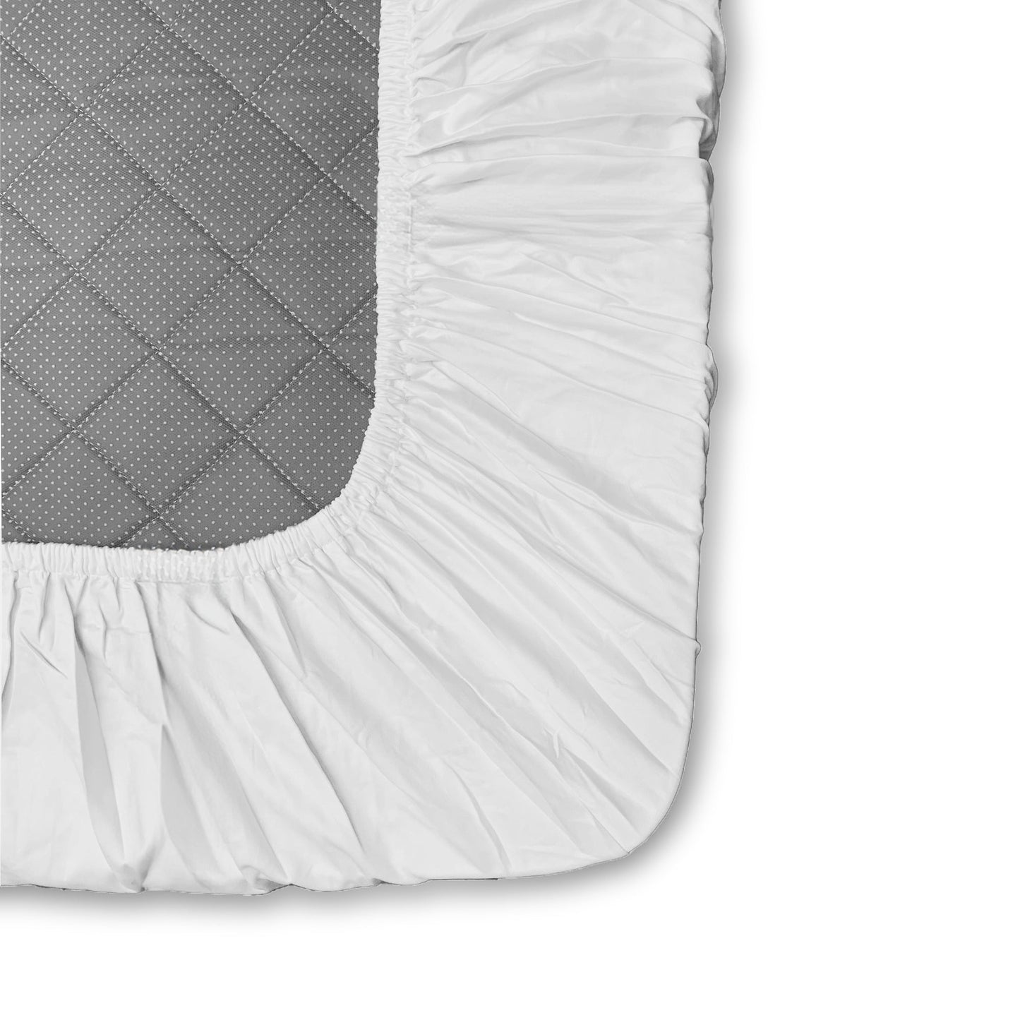 Vanilla White Fitted Bedsheet Set