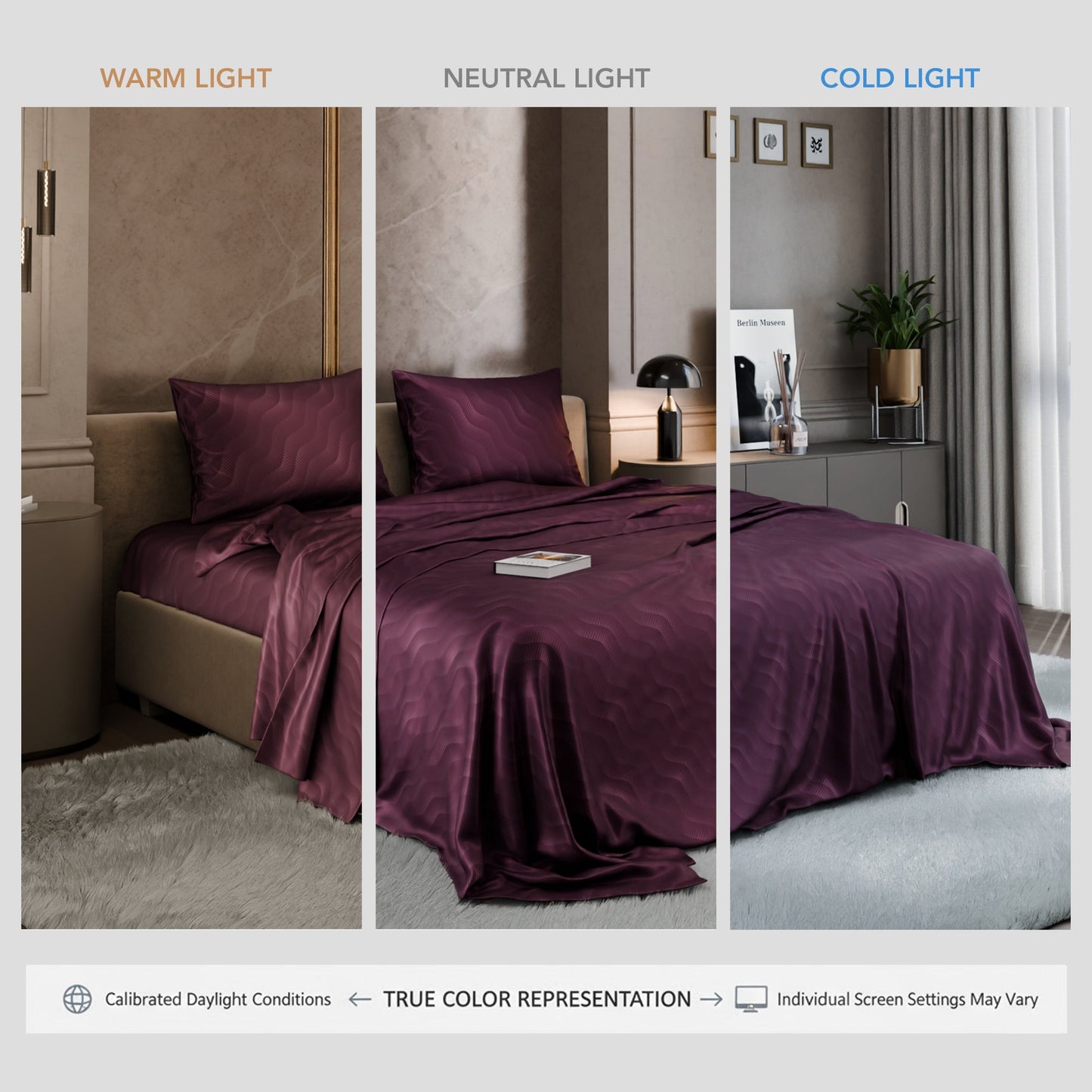 Burgundy Bliss Bedsheet Set