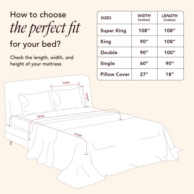 Midnight Black Flat Bedsheet Set