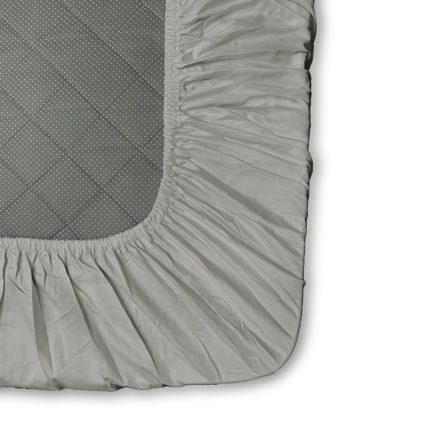 Harbour Mist Grey Fitted Bedsheet Set