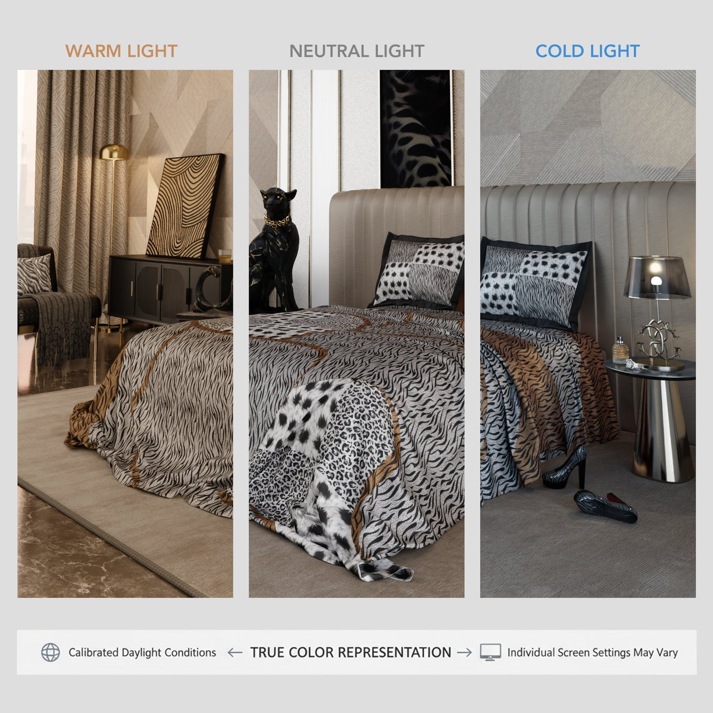 Primal Elegance Enriched Cotton Bedsheet Set