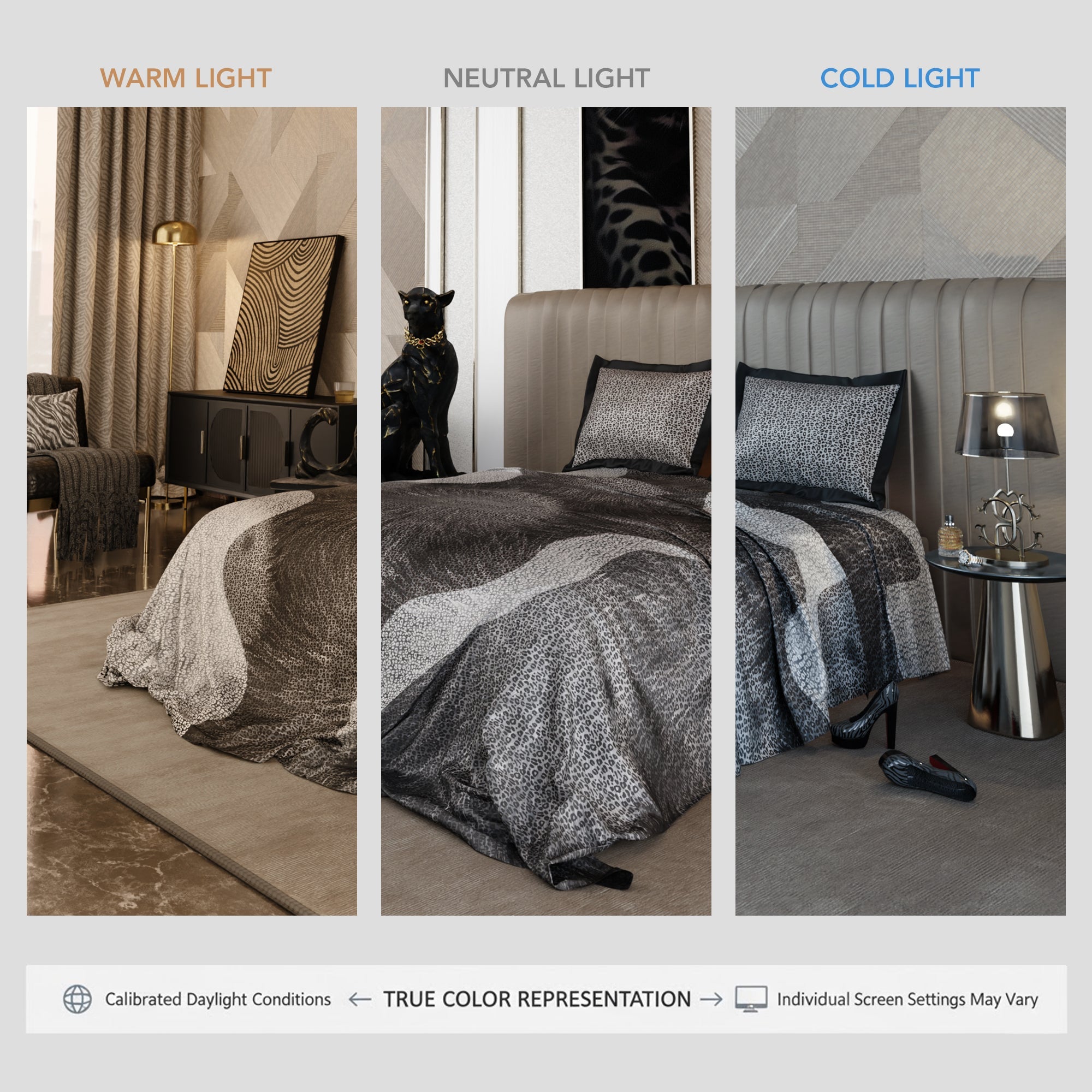 Night Safari Enriched Cotton Bedsheet Set