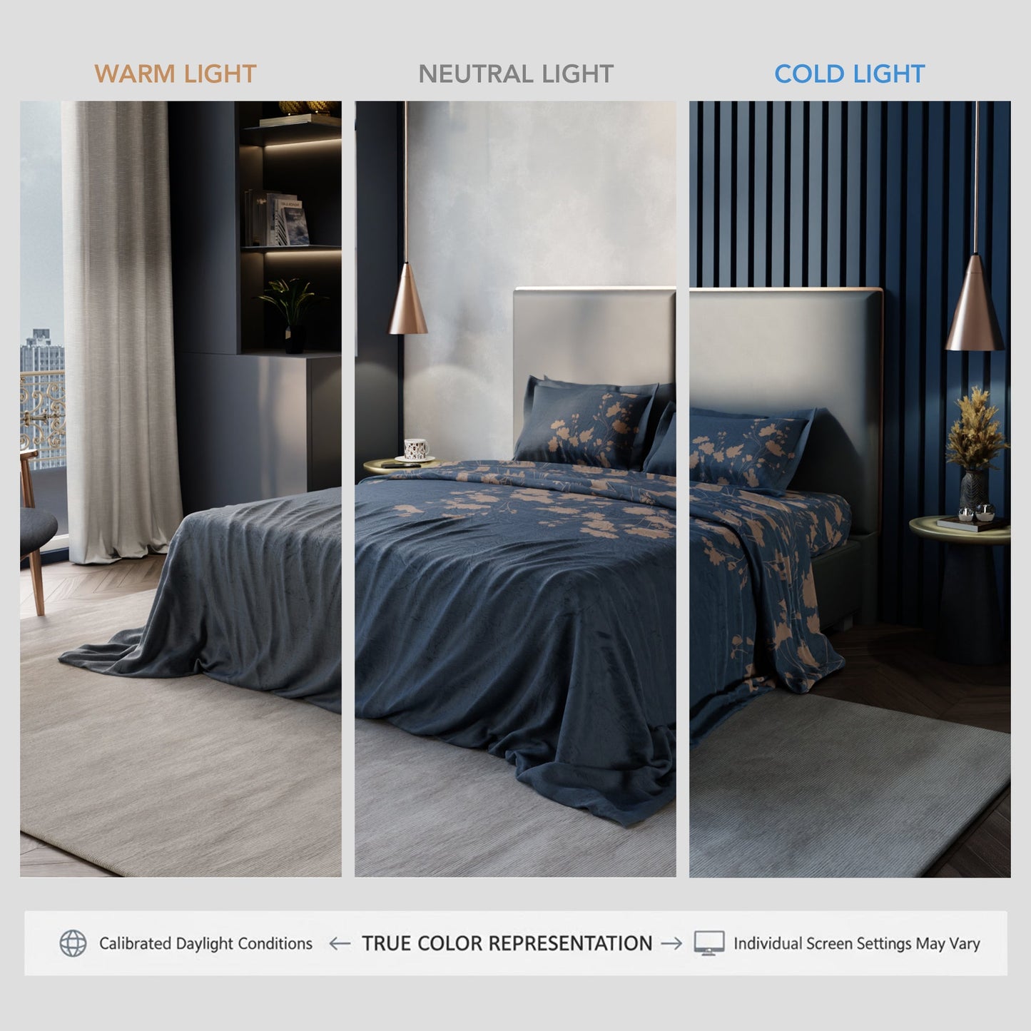 Seine Shade 100% Cotton Bedsheet Set