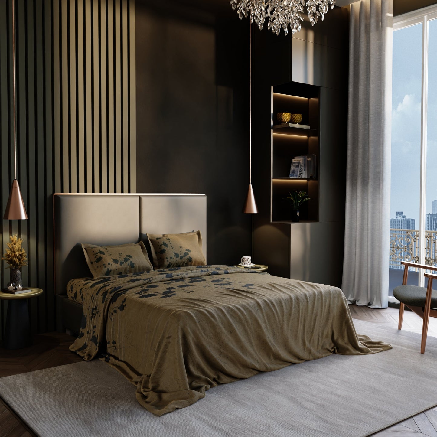 Ochre Shade	100% Cotton Bedsheet Set