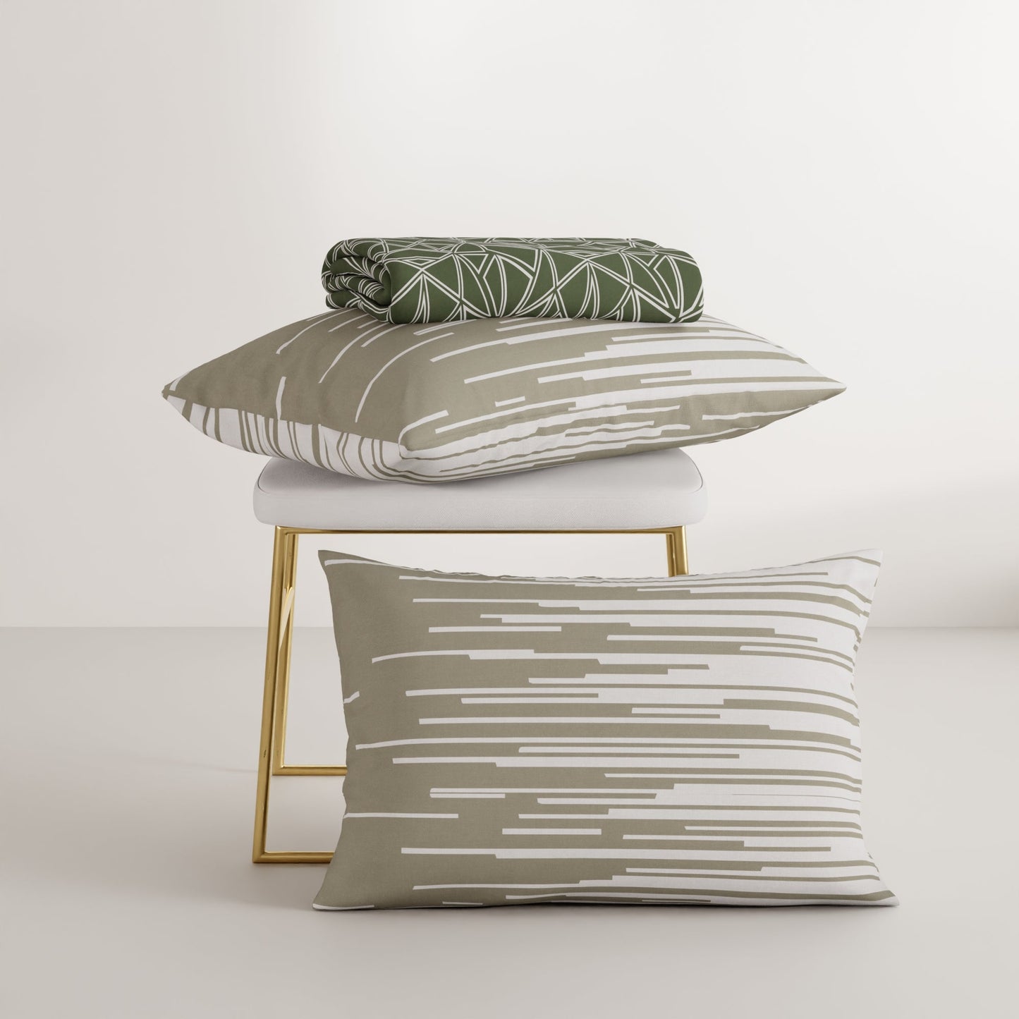 Sage Spectrum Cotton Bedsheet Set