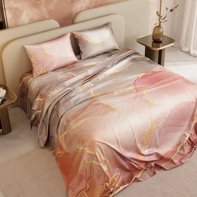 Dawn’s Brushstroke Bedsheet Set
