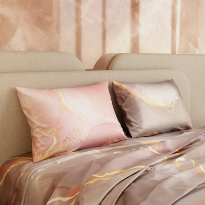 Dawn’s Brushstroke Bedsheet Set
