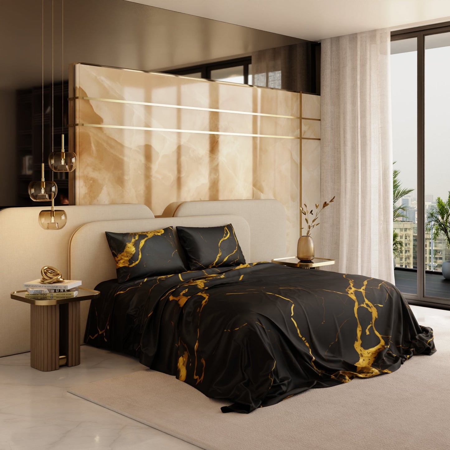 Embers in the Dark Bedsheet Set