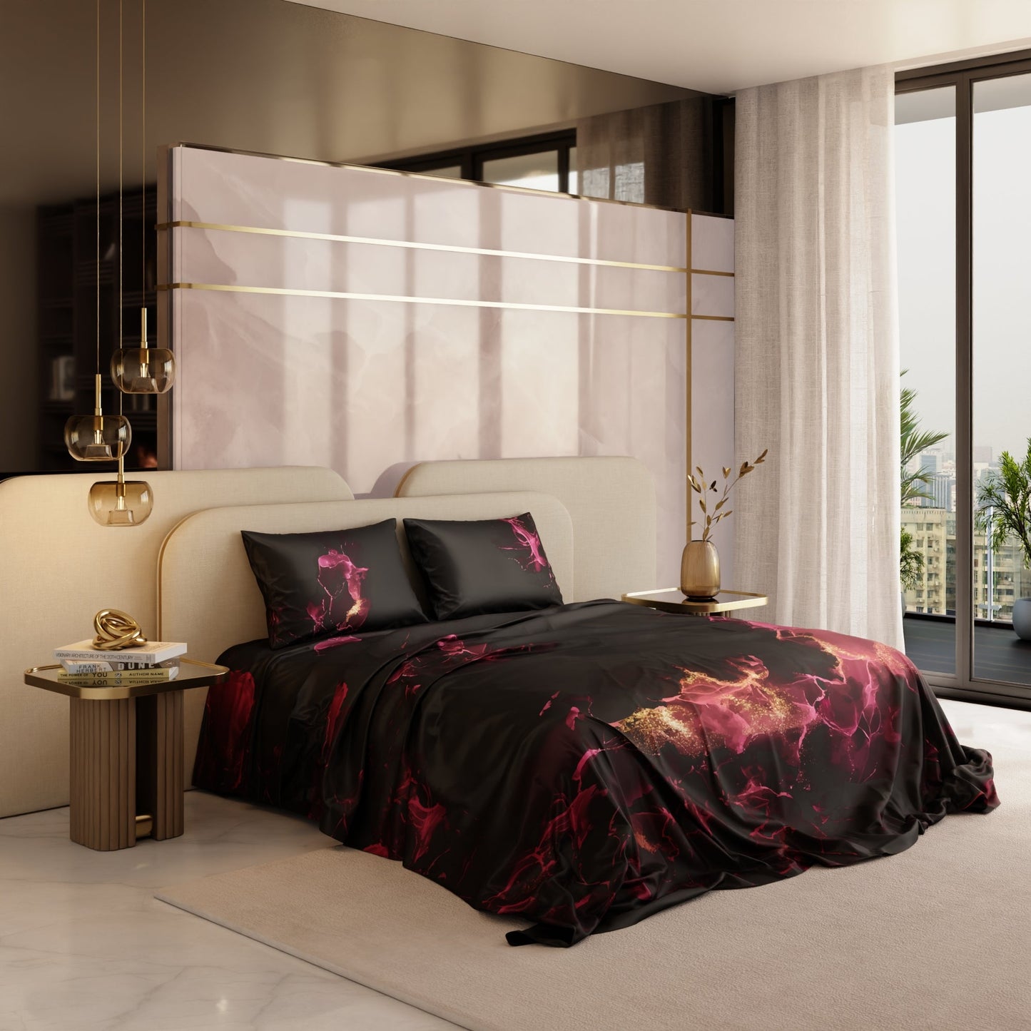 Shadows of the Flame Bedsheet Set