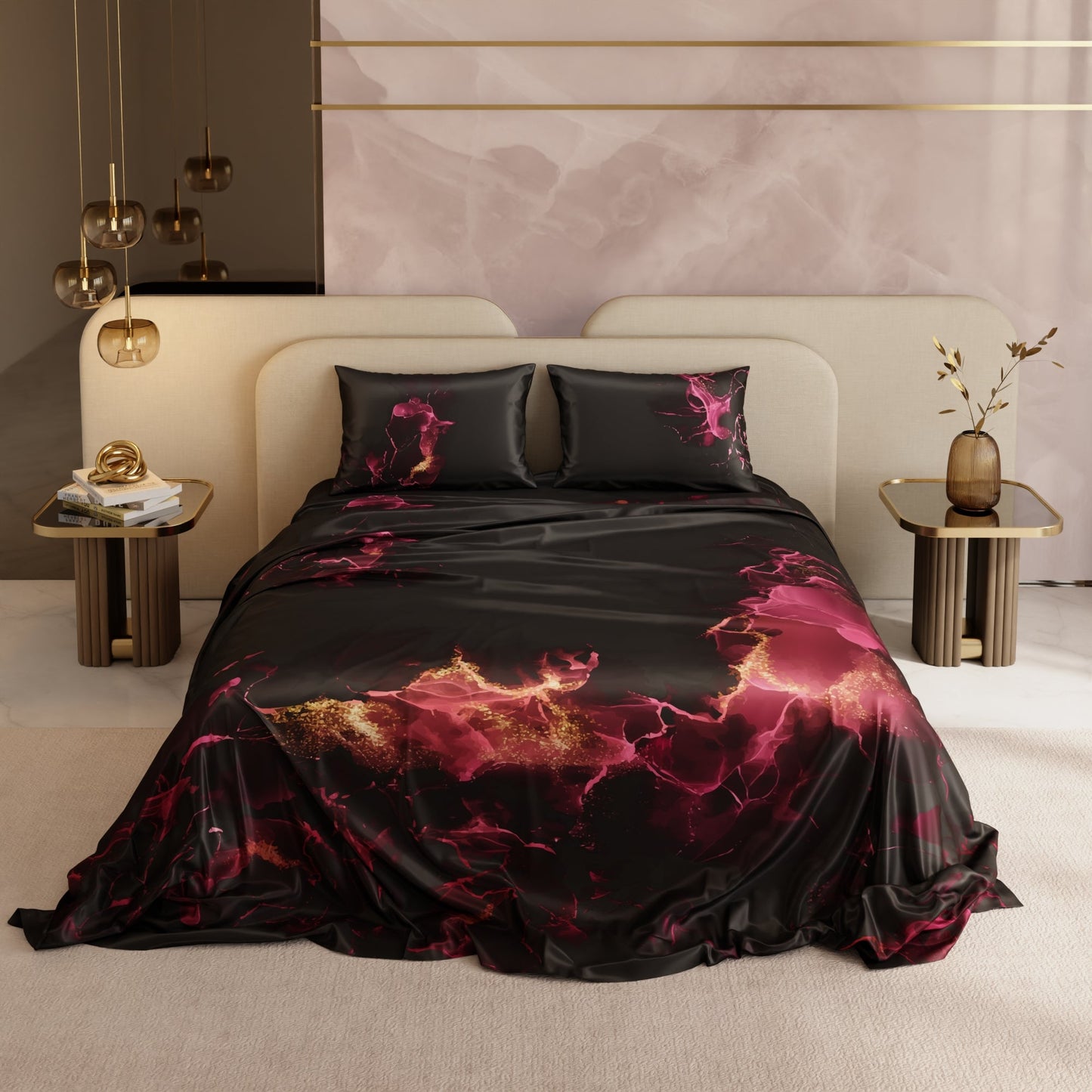 Shadows of the Flame Bedsheet Set