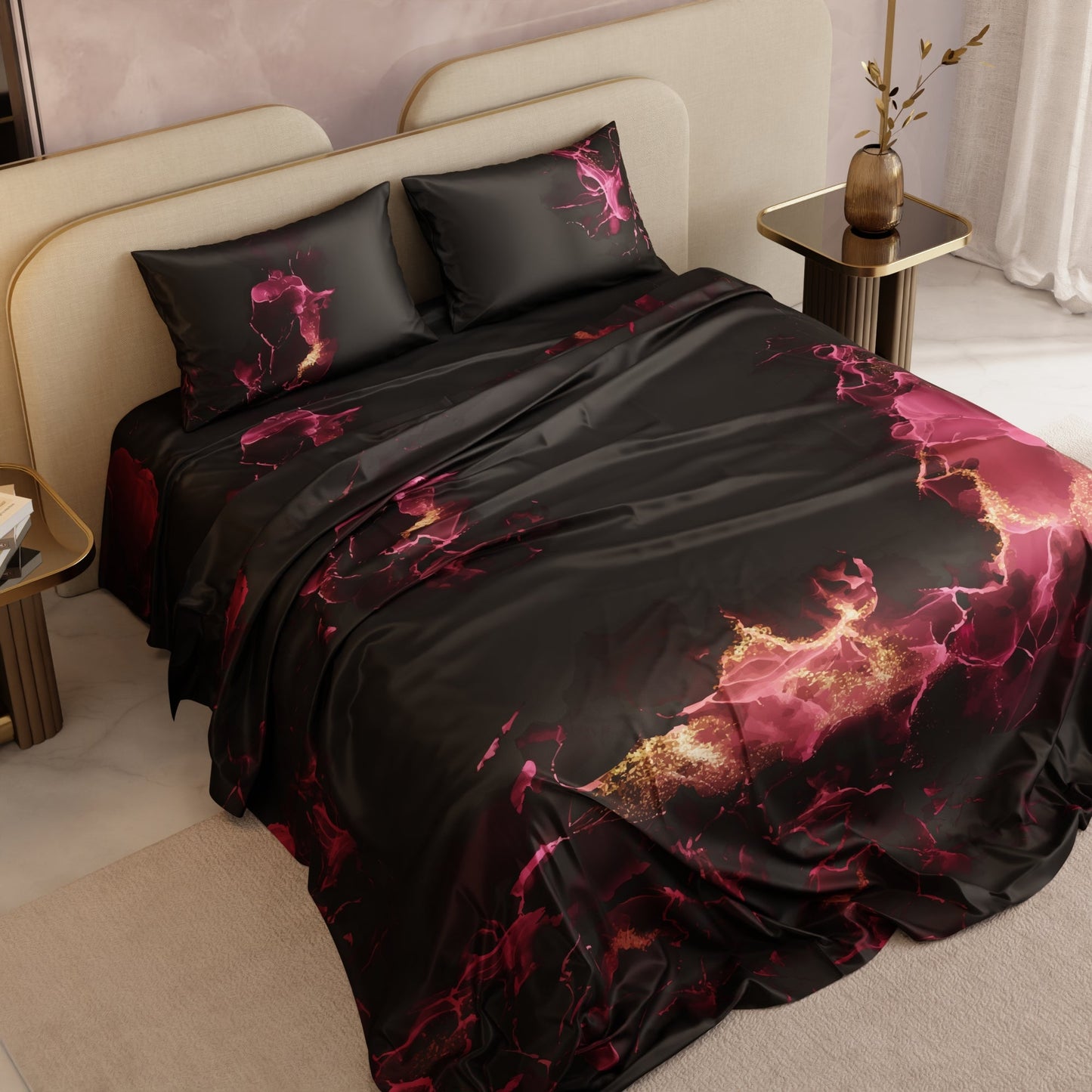 Shadows of the Flame Bedsheet Set