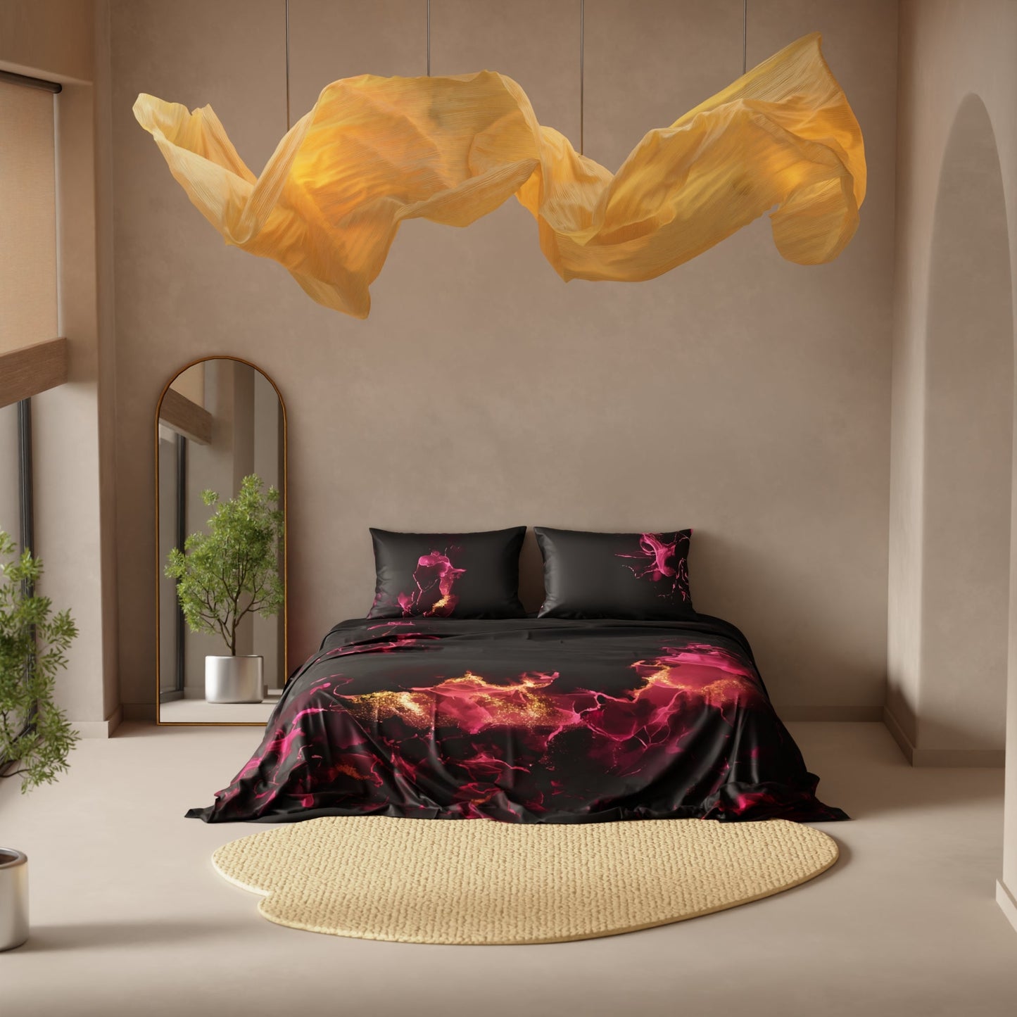 Shadows of the Flame Bedsheet Set