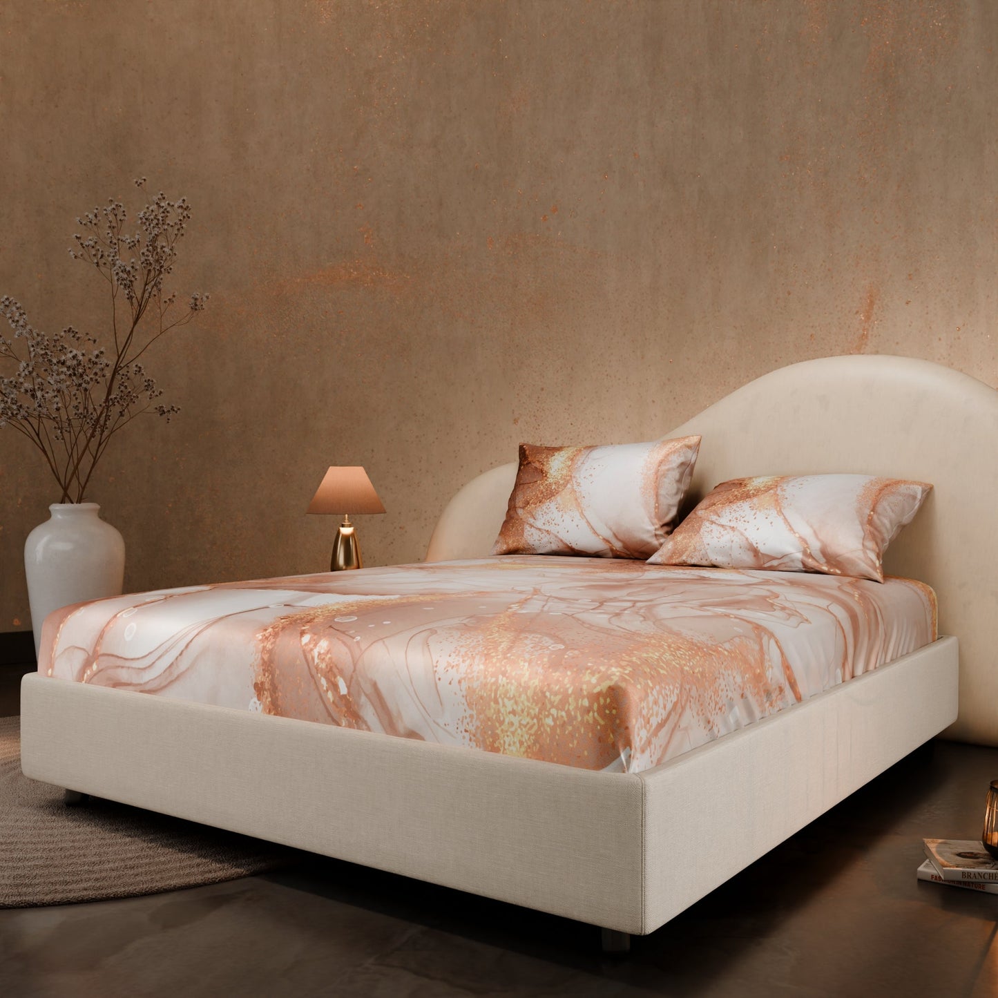 Serenade in Champagne Fitted Bedsheet Set