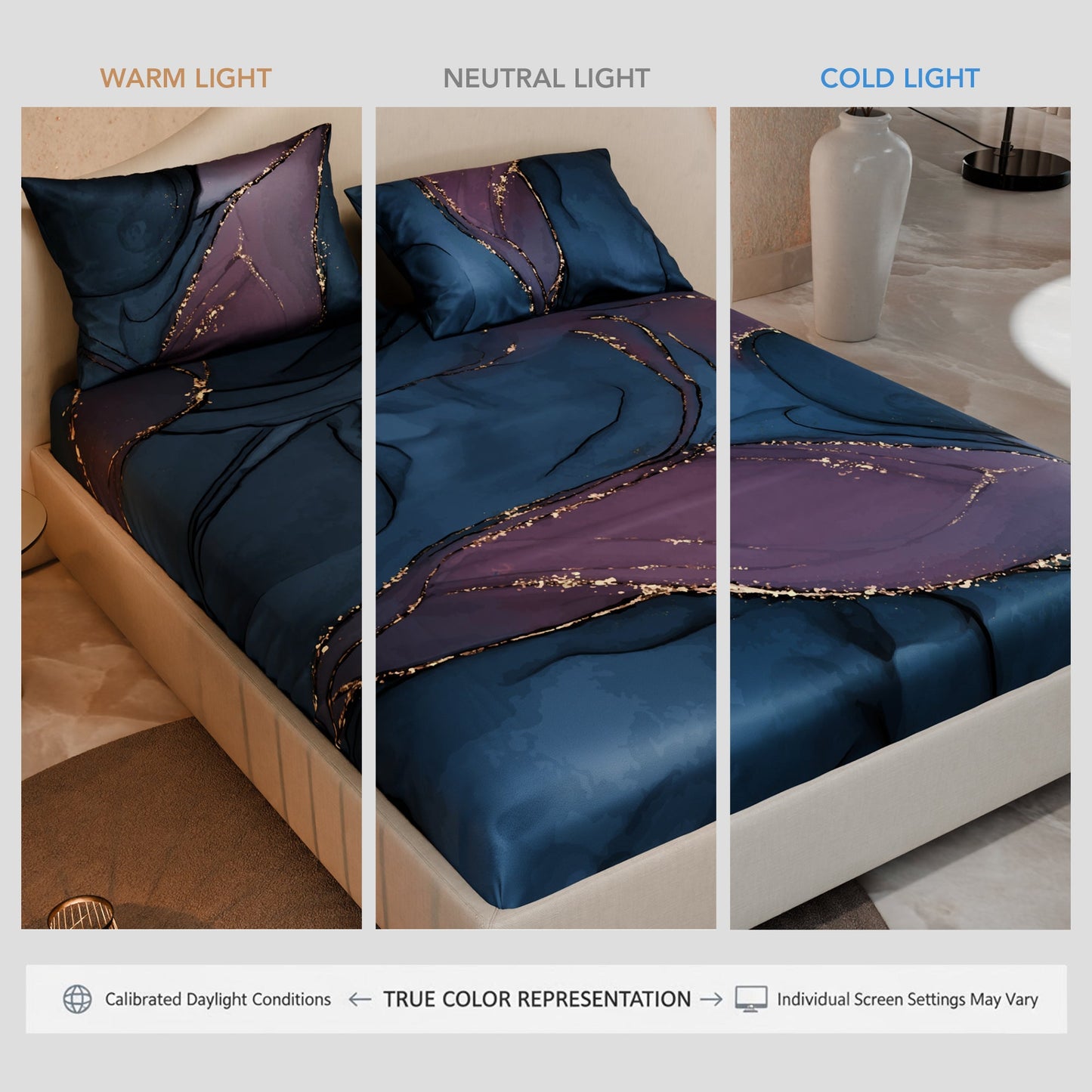 Whispers of the Cosmos Fitted Bedsheet Set