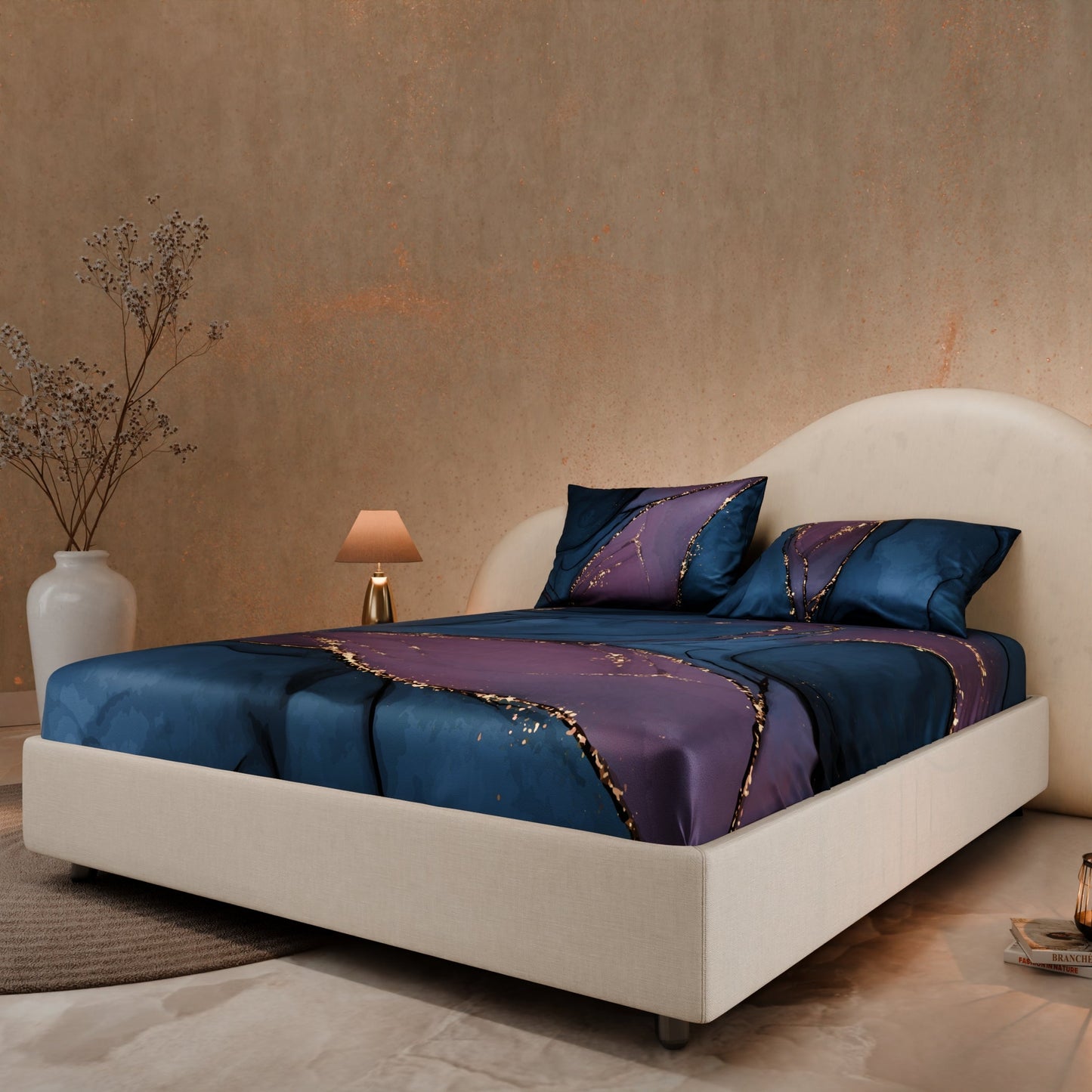 Whispers of the Cosmos Fitted Bedsheet Set