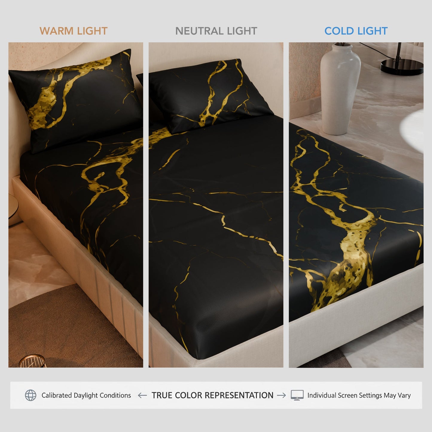 Embers in the Dark Fitted Bedsheet Set