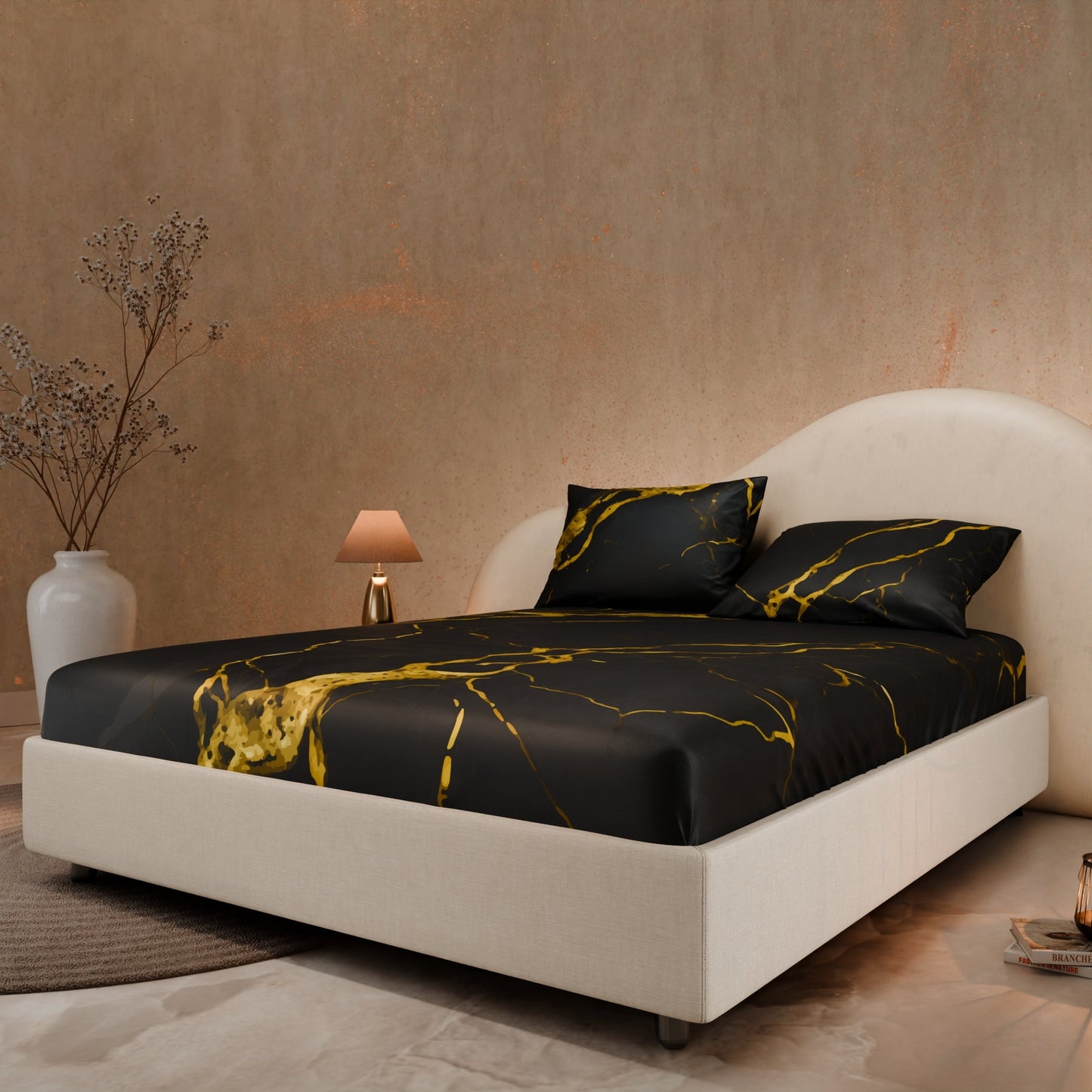Embers in the Dark Fitted Bedsheet Set